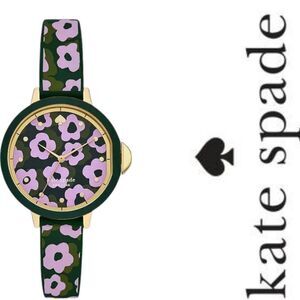 Rare find Kate Spade Park Row Flair Flora Silicone Watch Floral
